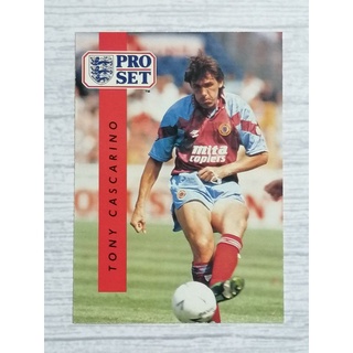 การ์ดบอลทีม แอสตัน วิลล่า ( ASTON VILLA ) PRO SET 1990-91 ENGLISH PREMIER LEAGUE