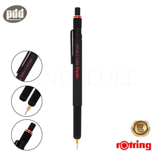 rOtring 800+ series ดินสอกดรอตริง  800+ ขนาด 0.7 มม. และสไตลัสเขียนหน้าจอแทปเล็ต มือถือ สีดำ สีเงิน