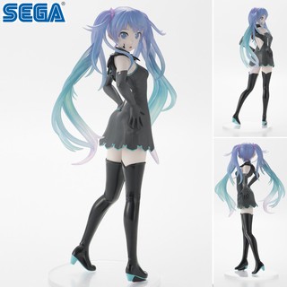 Model Figure งานแท้ Sega Project Diva โปรเจกต์ ดีวา Arcade Future Tone Hatsune Miku ฮัตสึเนะ มิกุ Super Premium Ghost