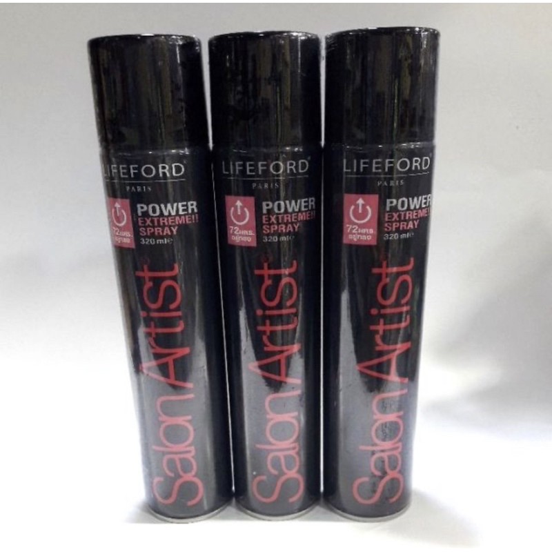 #Lifeford #ไลฟ์ฟอร์ด #ซาลอน #อาร์ตติส So Extreme Setting #Spray กระป๋องสีดำ 2 ขนาด รูปที่ 3