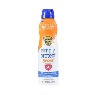 Banana Boat Simply Protect Sport Sunscreen Spray SPF50+/PA+++ 170g.