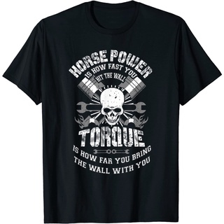 เสื้อยืดผ้าฝ้ายพรีเมี่ยม เสื้อยืด พิมพ์ลาย Diesel Mechanic Horsepower ของขวัญ สําหรับผู้ชาย