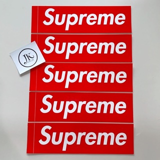 🔥พร้อมส่ง🔥Supreme Box Logo Sticker FW18 สติ๊กเกอร์ซูพรีมของแท้💯กันน้ำจากช็อป UK🇬🇧