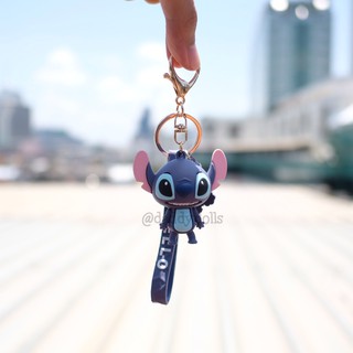 พวงกุญแจ ยาง Stitch สติช 2.5นิ้ว