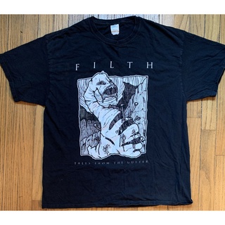 เสื้อยืดผ้าฝ้ายพิมพ์ลายแฟชั่น เสื้อยืดผ้าฝ้าย พิมพ์ลาย RARE Filth “Tales From The Gutter” สําหรับผู้ชาย DLjalf05BMliag83