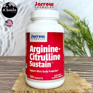 อาร์จินีน-ซิทรูลีน ซัสเทน Jarrow Formulas® Arginine-Citrulline Sustain 120 Tablets กรดอะมิโน 2 ชนิด การไหลเวียนของเลือด