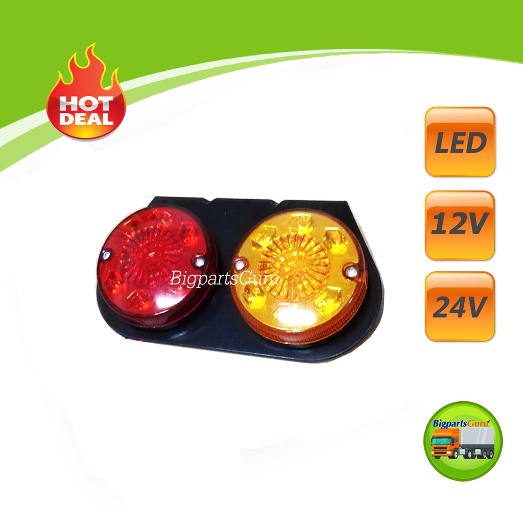 ไฟราวข้างรถบรรทุก 12v 24V LED ไฟราวข้าง ไฟข้างรถบรรทุก 24V ไฟ led 12v ไฟรถบรรทุก ไฟติดรถบรรทุก LED (