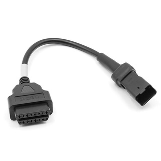 Obd สายเคเบิลรถจักรยานยนต์ สําหรับ Ducati 4 Pin Plug To Obd2 16 Pin อะแดปเตอร์