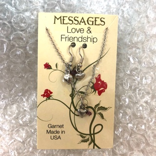 Earring &amp; Necklace Gift Set Made in USA