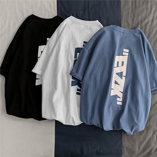 ◐PX เสื้อผ้า แขนสั้น แฟชั่น อังกฤษ ตัวอักษรขนาดใหญ่ #ET2Kเสื้อเชิ้ตเสื้อผ้าแฟชั่นผู้ชาย🎁🎀✨🎗