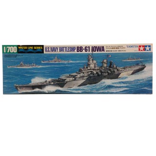 31616 TAMIYA MODEL 1/700 U.S.NAVY BATTLESHIP BB-61 IOWA