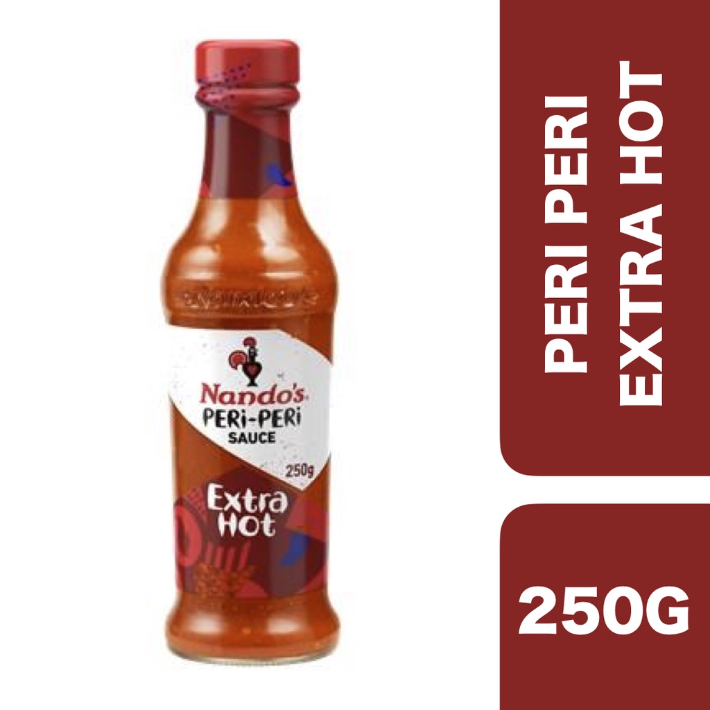 Nandos Peri-Peri Sauce Extra Hot 250g ++ นันดอส ซอสเปริ-เปริ เอ็กซ์ตร้า ฮอท 250g