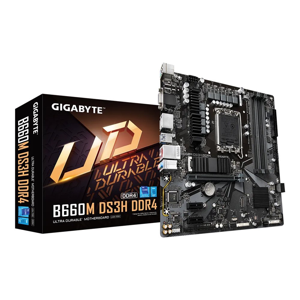 MAINBOARD (1700) GIGABYTE B660M DS3H DDR4 ประกันศูนย์ 3 ปี