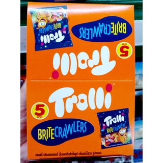 ใหม่.😊😊Trolli Brite Crawlers ขนาด 16 กรัม×12 ซอง