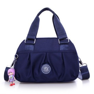 กระเป๋าถือผู้หญิงผ้าไนลอน ใหม่ (สีน้ำเงินเข้ม)