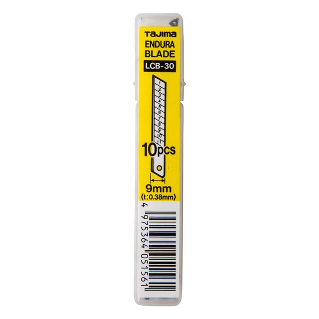 ใบมีดคัตเตอร์ TAJIMA LCB-30 (หลอด10ใบ)  จำนวน 1 หลอด