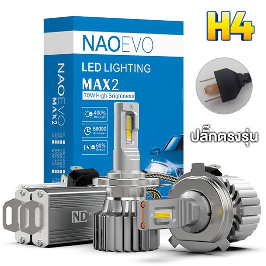 RabbitCar -​ NAO EVO MAX ขั้ว H4