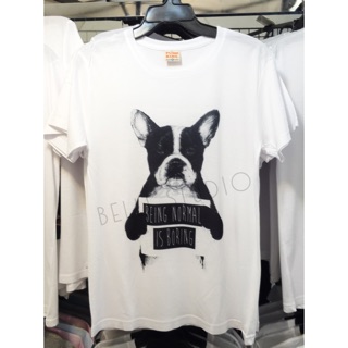 รหัสสินค้า 086 SALE 120฿ -เสื้อยืดสกรีนลาย แนววินเทจ M,L,XL ตัวเสื้อสีขาว เนื้อผ้านิ่ม ใส่สบาย ซักแล้วไม่หด สีไม่ตก
