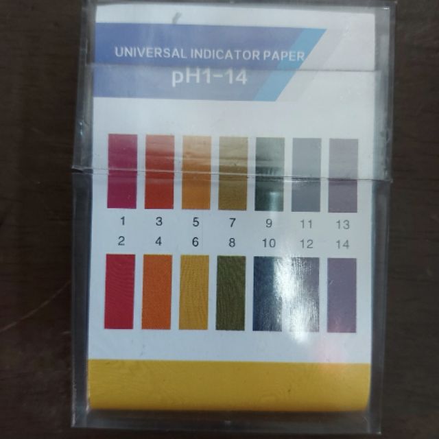 Universal indicator paper pH 1-14 🧪 ได้มาตรฐาน