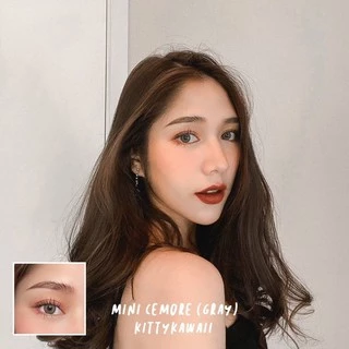 ส่งด่วนทุกวัน‼️คอนแทคเลนส์ Mini Cemore Gray - Kitty Kawaii ขนาดมินิ