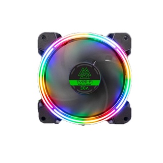 ลดกระหน่ำ พัดลมเคส RGB EGA Type F1 Cooling FAN PC 120mm พัดลมคอมพิวเตอร์