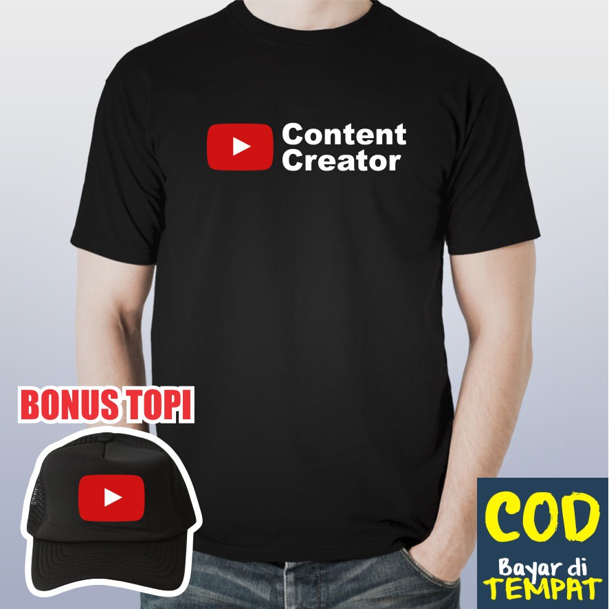 หมวกเสื้อยืด BONUS - CONTENT CREATOR YOUTUBE