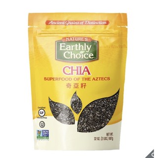 CHIA SEED ใช้เมล็ดจาก South Africa  NatureS Earthy Choice Chia ขนาด 907G