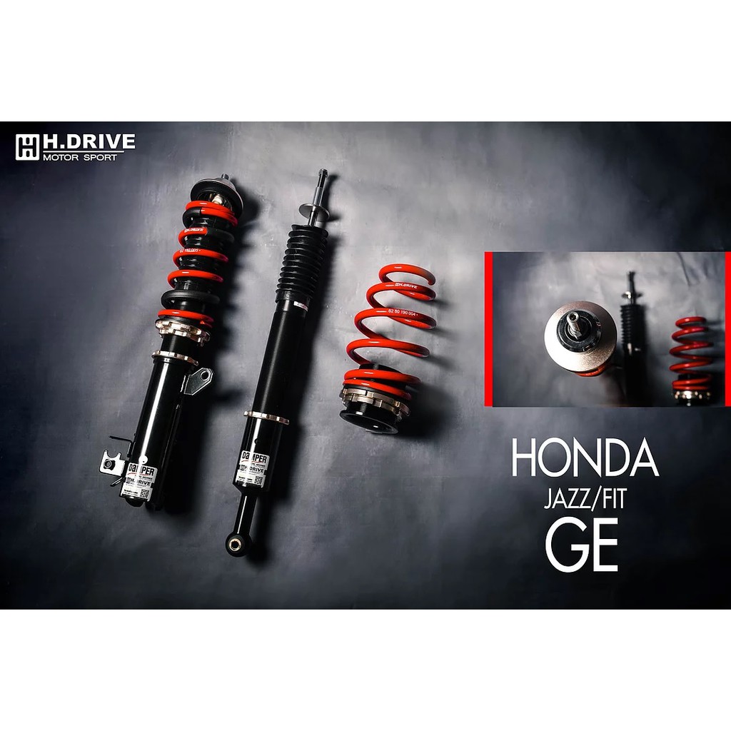 H-Drive โช๊คอัพ Honda ฮอนด้า ชุดแต่ง สตรัทปรับเกลียว สปริงโหลด เอชไดรฟ์ โช๊คสตรัท โช้คแต่ง S-Spec Mo