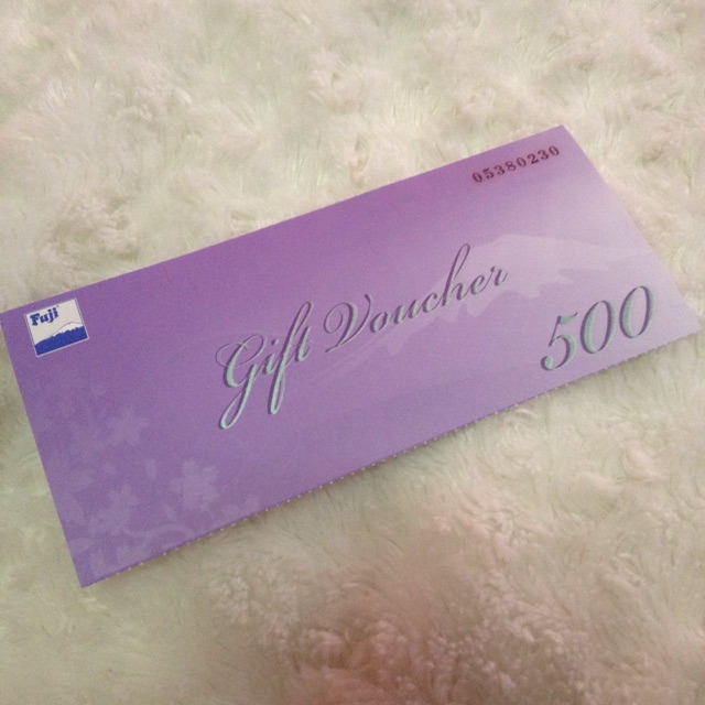 Gift Vocher Fuji Restaurant