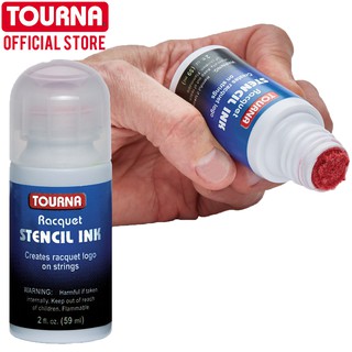 TOURNA RACKET STENCIL INK 59ml สีทาเอ็นเทนนิส แบดมินตัน