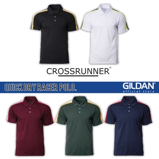 Crossrunner Racer Polo - Forest Green Navy White Maroon Black CRP1600