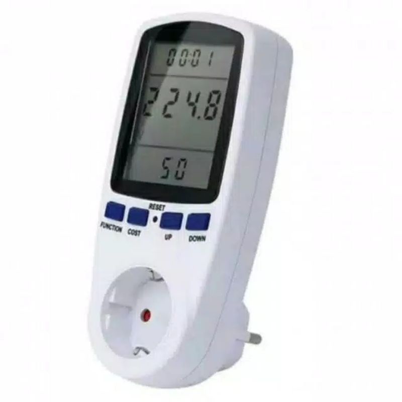 มิเตอร์ไฟฟ้าราคา PLN Wattmeter AC Watt meter KWH Voltmeter