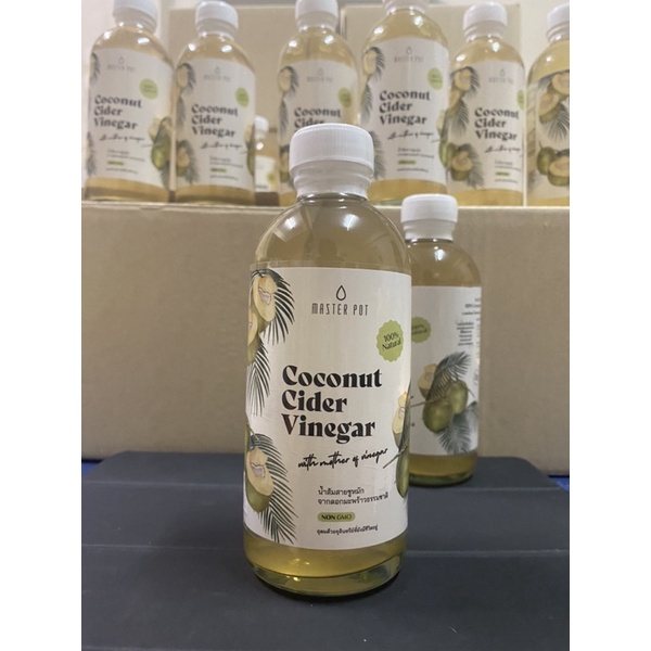 [keto]น้ำส้มสายชูหมักธรรมชาติจากมะพร้าว 100%  CCV : Natural Coconut Cider Vinegar 🥥