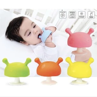 Mombella ยางกัดเห็ด ของแท้ 100% มี มอก. ไทย สำหรับเด็ก Mombella Mushroom Teether ยางกัดซิลิโคนอันดับ 1 จาก อังกฤษ