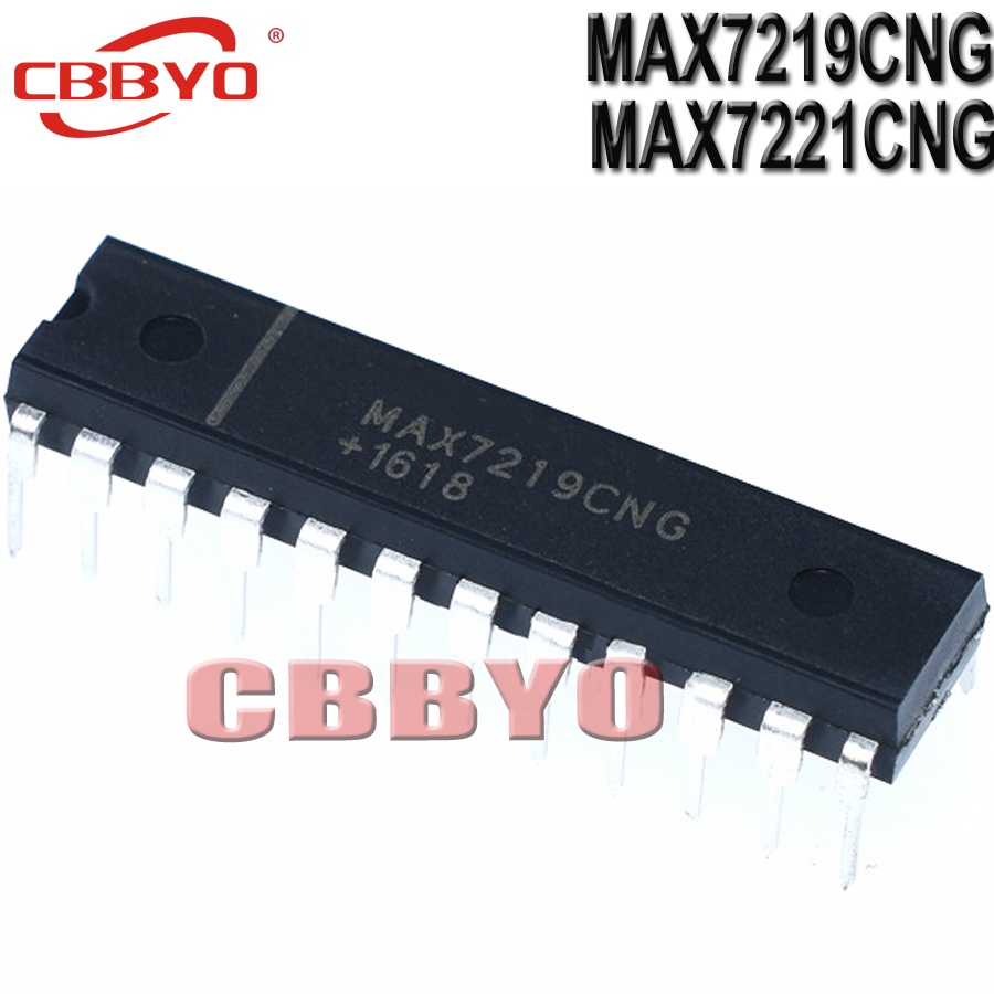 5 ชิ้น MAX7219CNG MAX7221CNG MAX7219 MAX7221 DIP 7219CNG 7221CNG ยี่ห้อใหม่