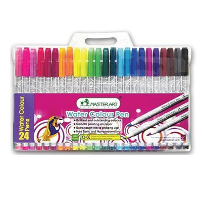 Master art ปากกาเมจิก 12 สี,24 สี,36 สี, 48สี  สีมาสเตอร์อาร์ต ปากกาสีน้ำ Waterbase ( 1 แพ็ค )