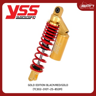 YSS โช๊ค GOLD EDITION แท้ศูนย์ 100% Yamaha/Nmax 155 20&gt;【TC302-310T-25-853M】 BLACK/RED/GOLD