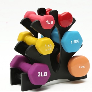 ชั้นวางดัมเบล ที่เก็บดัมเบล แบบ 3 ระดับDumbbell Rack