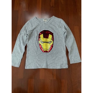 [มือสอง] เสื้อยืดเด็กชาย ironman งานlocal brand niki house จากไต้หวัน