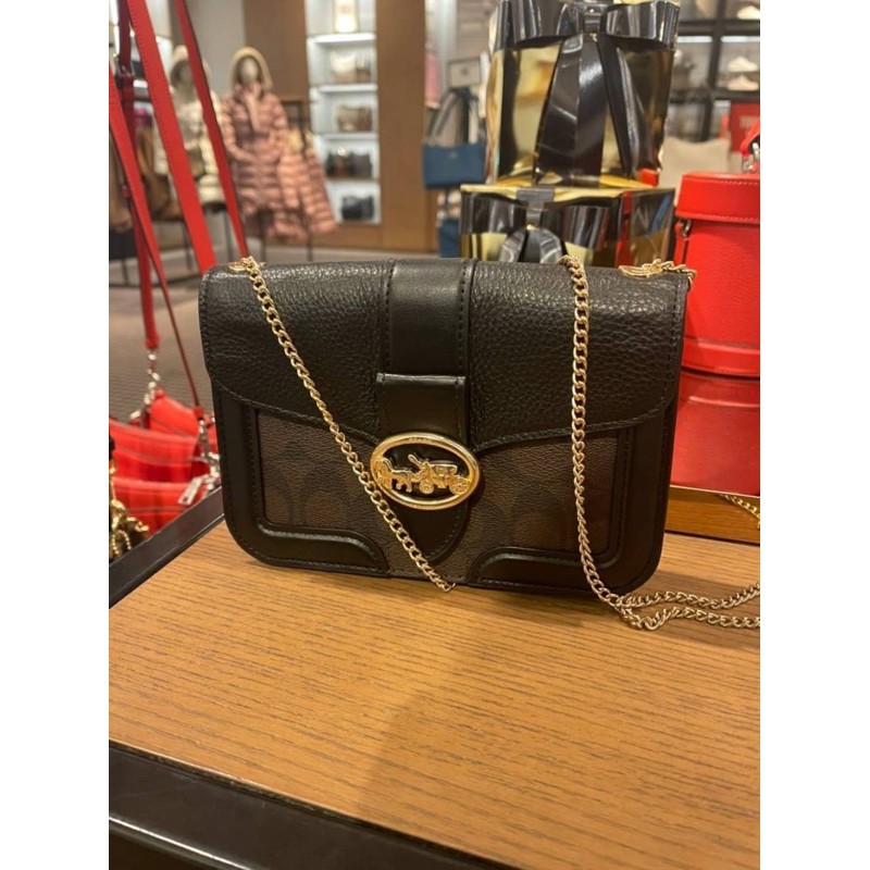 COACH RACHEL PHONE CROSSBODY IN SIGNATURE CANVAS 3051 waygottton