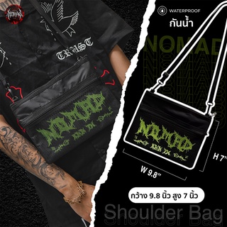 กระเป๋าสะพายข้าง MAD HELL BAG🔥NOMAD(ตะข่ายเขียว)