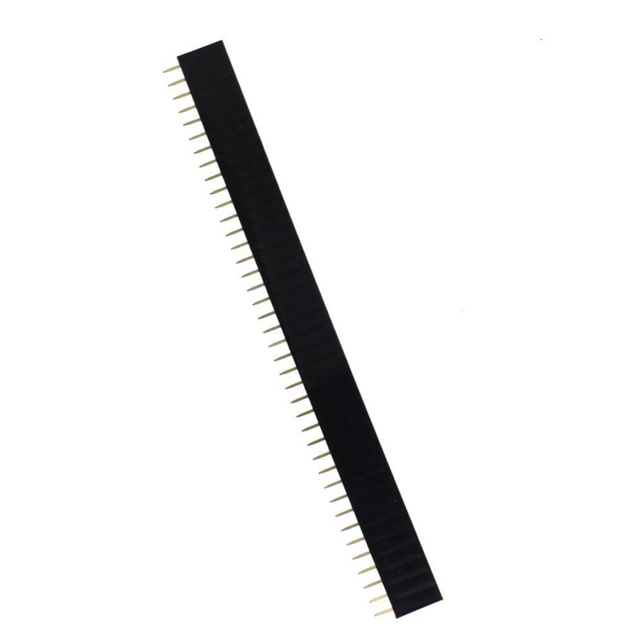 Pin Header Female 1x40 Straight Pin 2.54mm แถวเดียว คุณภาพดี