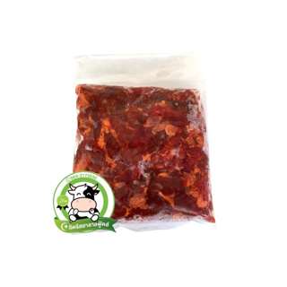 เศษเนื้อเค็มโคขุน 500g حلال-ราคาถูก เศษเนื้อดี ไม่หวาน