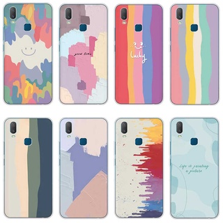 Vivo y20 2021 y12 y11 2019 y15 2020 เคส TPU นิ่ม ซิลิโคน ป้องกัน เคสโทรศัพท์