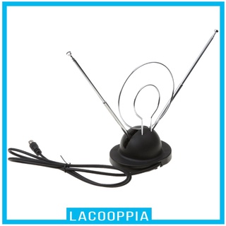 [Lacooppia] เสาอากาศทีวีในร่ม - Vhf / Uhf เสาอากาศทีวีความละเอียดสูงพร้อมหูกระต่าย