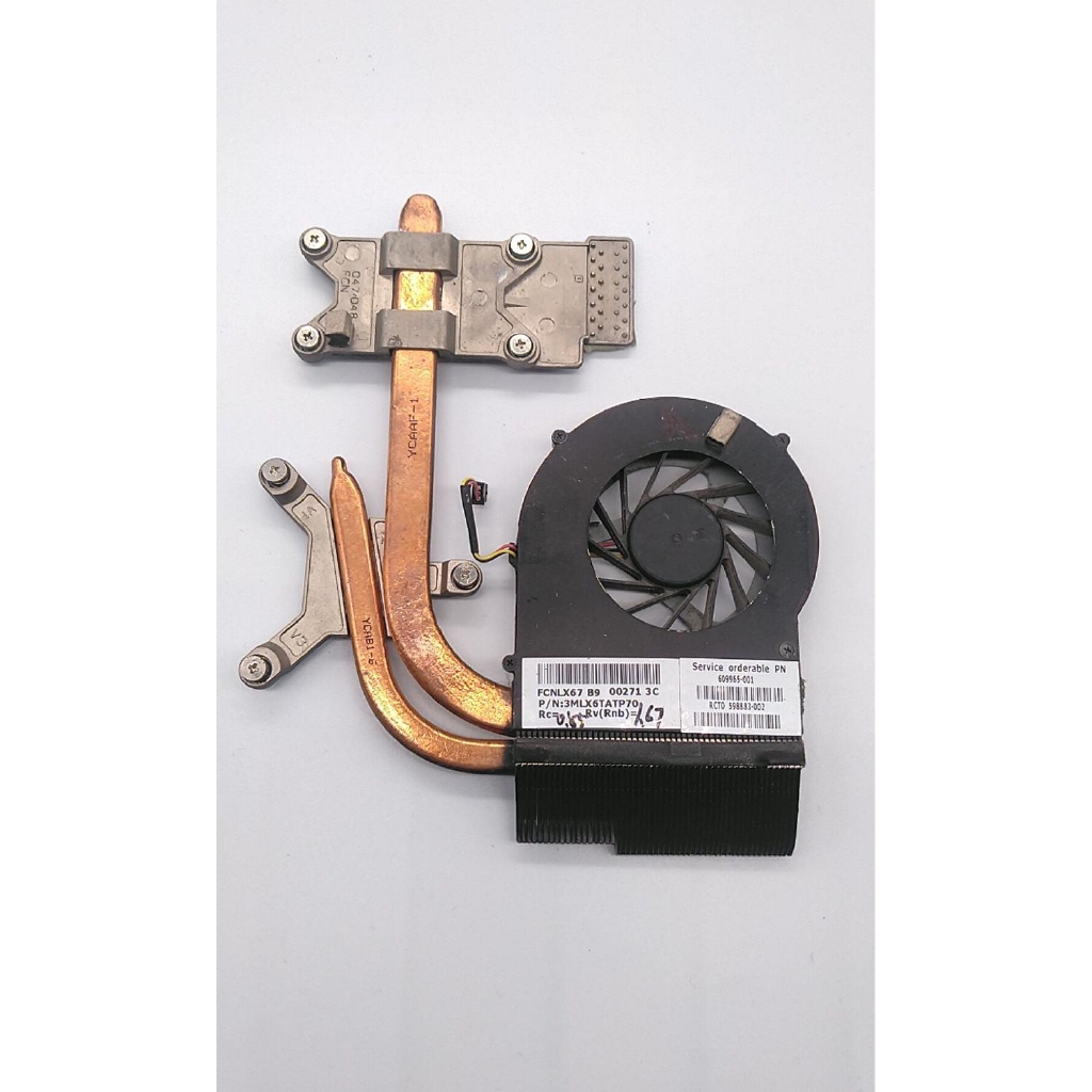 Cooling แล็ปท็อปฮีทซิงค์ CPU FAN Cpu Cooler สําหรับ HP pavilion DV6 DV7 dv7-4000 DV6-3000 609965-001