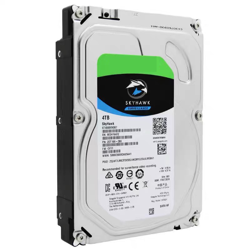 Seagate ฮาร์ดดิสก์ 1TB 2TB 3TB 4TB 6TB SkyHawk เฝ้าระวัง 3.5 "SATA 6Gb/s ฮาร์ดไดรฟ์ภายใน HDD สําหรับ