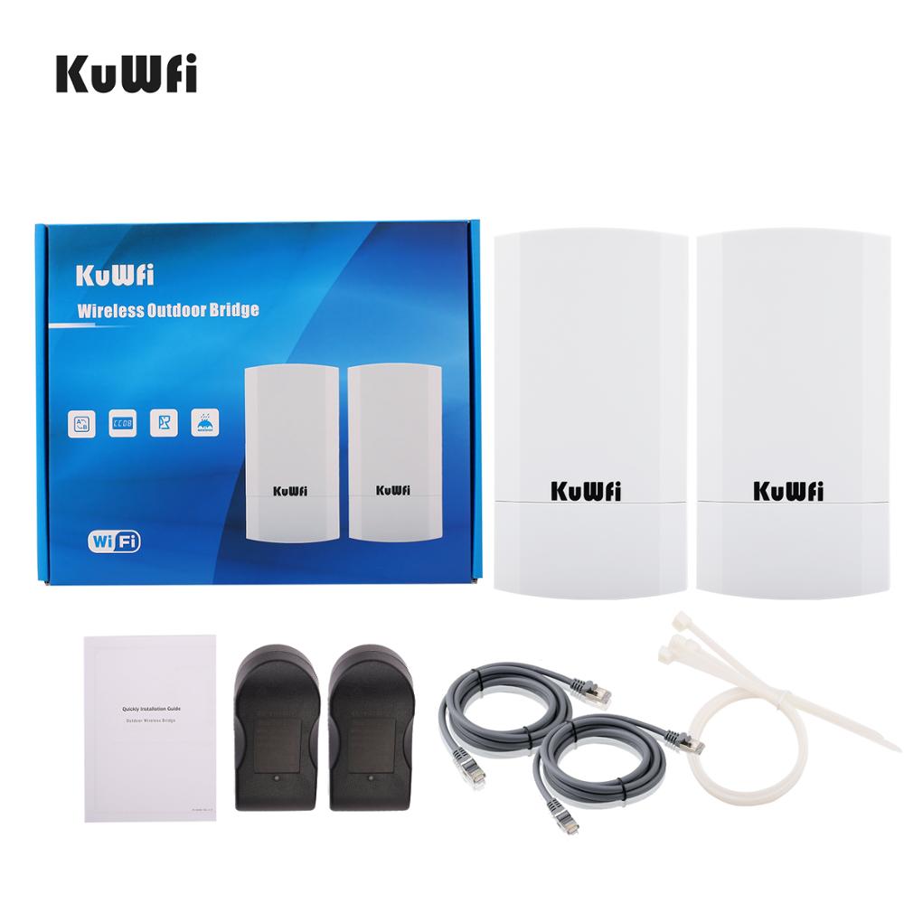 KuWfi Router 1KM 300Mbps Wireless Router Outdoor&Indoor CPE Router Kit ...