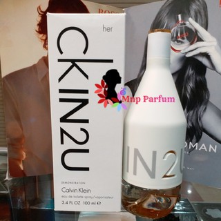 Calvin Klein In 2U For Her Edt 100 ml. ( Tester Box )