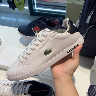 Lacoste 100% รองเท้าผ้าใบหนัง ของแท้💯💯จากช็อป มีกล่อง+ป้ายแบรนด์ครบ หนังทั้งใบหนั่งนิ่มเงาสวยมากค่ะ🔥